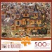 Buffalo Games Charles Wysocki Trick or Treat Hotel 500 Piece Jigsaw Puzzle B01I95M5TQ